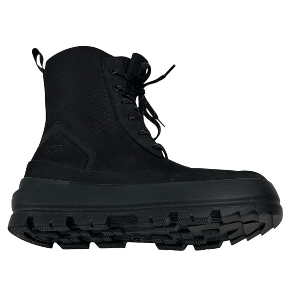 UGG Womens The UGG Lug Black Waterproof Canvas Combat Boots Size 7 New $140 - Picture 5 of 12